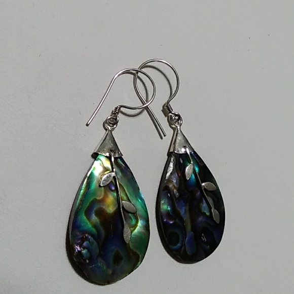 Abalone Earrings - Picture 4 of 4